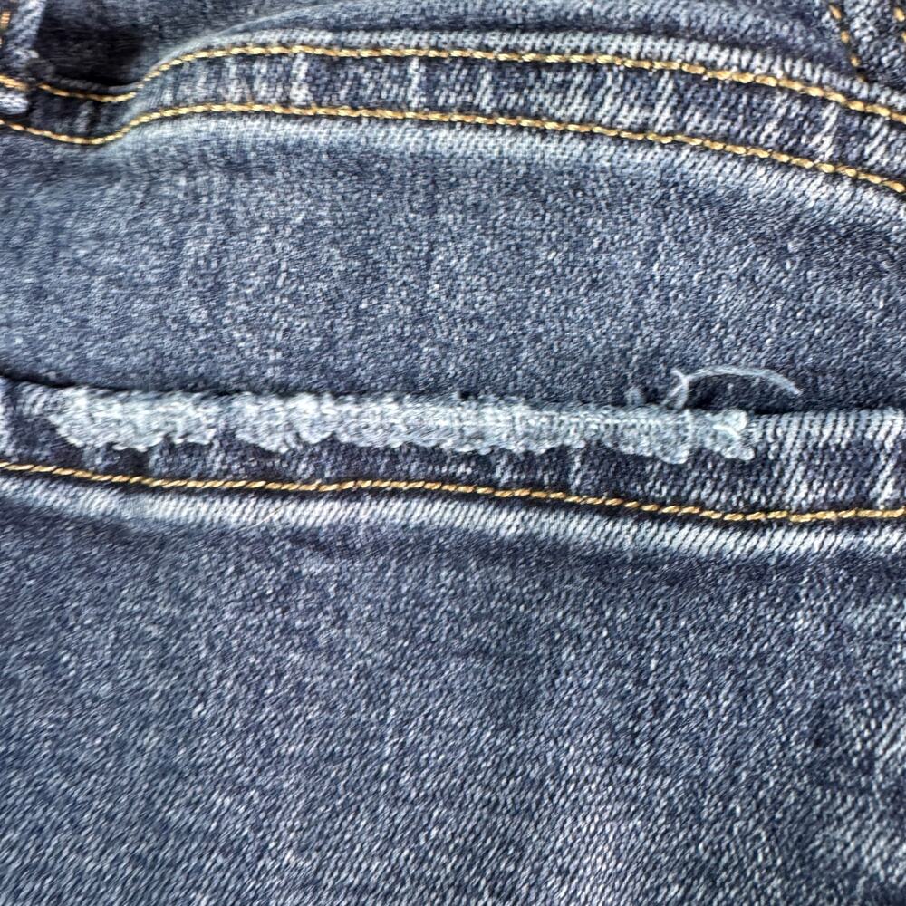 Lovervet x ALB Straight Leg Jeans Womens 29/9 Medium Wash Stretch Denim - Picture 10 of 10
